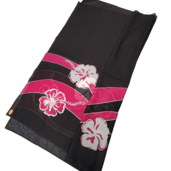 Cover Up Long Wrap, Halter or Strapless Wrap Dress Cotton Coverups - Picture 4 of 7